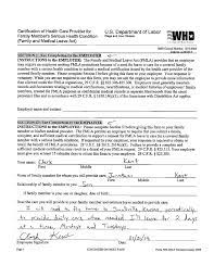 * although medical certification is not required unless your employer asks for it, to protect your rights fully, include this sentence and attach the certification. Fmla For Doctors And Health Professionals Medical Certifications Toughnickel Money