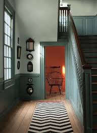 1001 Idees De Couleurs Pour Une Peinture Couloir Originale Escalier Peint Peinture Escalier Peinture Boiserie