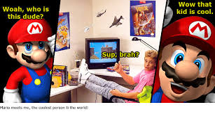 Mario Meets Me The Coolest Person Ti The World Badfics Know Your Meme