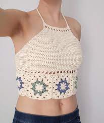 Granny square crochet halter top pattern. Free Crochet Patterns And Designs By Lisaauch Womans Crochet Crop Tops Free Crochet Patterns