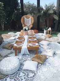 But after seeing the result? Boho Picnic Party Picknickparty Picknick Ideen Bachelorette Partyplanung