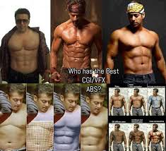 Tee with abs 6 pack ab gym gift. Sukulgunda On Twitter Who Has The Best Fake Abs Govinda Shahrukhkhan Salmankhan Bollywood Http T Co Wafkbggams