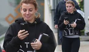 When wayne first rocketed to sporting stardom she wrote. Coleen Rooney Wayne Rooney S Wife Seen On Phone Amid Rebekah Vardy Instagram Drama Celebrity News Showbiz Tv Express Co Uk