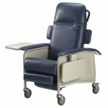 Invacare Clinical Recliner Geri Chair Chair Blue Chairs Living Room Office Waiting Room Chairs