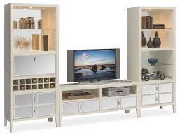 Bellagio 3 Piece Entertainment Wall Unit White Modular Walls Entertainment Wall Units Furniture