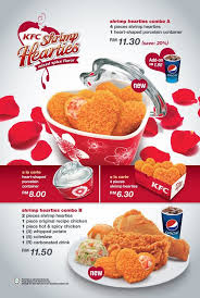 Malaysia Kfc Offered Heart Shaped Breaded Shrimp Hearties Food Promotion Food Shop Food