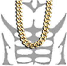 Download Gold Chain Roblox T Shirt Muscle Full Size Png Image Pngkit In 2021 Roblox Chain Roblox Shirt