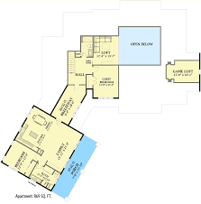 Laycie car garage apartment plan house plans. New American House Plan With Separate Garage Apartment 46384la Architectural Designs House Plans