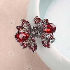 جودة عالية الراين الشعر كليب دبابيس كريستال كراب مخالب الشعر للنساء فتاة الشعر الملحقات rhinestone hair clip hair jewelry hair claw