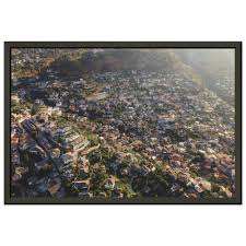 Balkan Cityscape (Gjirokaster, Albania) - Metal Framed Poster — eCKsplorer