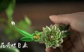 年前出一波缠花发饰红红火火过大年 handmade flowers flower art flowers