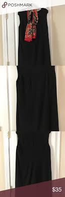 Chicos So Slimming Black Dress Size 2 5 Black Slim Dress Basic Black Dress Black Dress