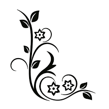 Pin By Shirin Hokmabadi On Tazein Stencils Printables Flower Drawing Page Borders Design