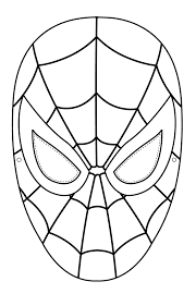 Les vendeurs etsy ne peuvent pas faire d'allégations. Coloriage Masque Spiderman A Imprimer