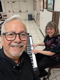 CGS Fall Festival "groupie" hanging with the fabulous entertainer, Carol  Wilson. Carol, "make some noise!" 🤣 (Inside joke)