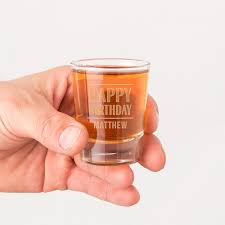 Where can i play happy glass for free? Personalized Shot Glass Happy Birthday Etching The Knot Shop