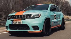 Shop jeep mopar auto at morris 4x4, your jeep and 4x4 experts. Jeep Grand Cherokee Trackhawk Gets Gulf Livery 900 Hp