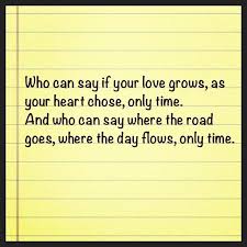 Only Time Enya Love Life Hope