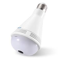 Escam Qp137 Ip Camera Wifi 2mp Hd 1080p 360 Degree Panoramic Bluetooth Speaker Bulb Security Camera Sale Banggood Com