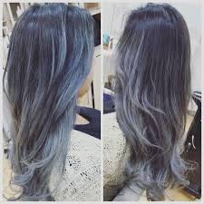 Soft Ash Infused With Steal Blue Hair Colors Ideas Hair Color Silver Grey Hair Bright Hair Colors