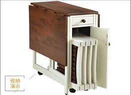 Stretch Table Fold The Dining Table And Chairs Dining Table Simple Dining Table Small Dining Table Apartment