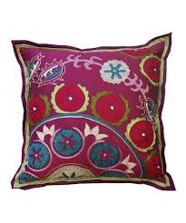 Embroidered Floral Throw Pillow Zulily Floral Throw Pillows Throw Pillows Decorative Throw Pillows
