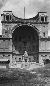 Bramante Cortile Del Belvedere Vaticano Renaissance Architecture Vernacular Architecture Italian Architecture