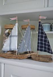 Main Lin Naturel Circulaire Butee De Porte Avec Le Bateau Applique En Melange De Blues Et Cou Deco Bois Creations Artisanales En Bois Flottant Deco Bois Flotte