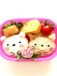 すみっこぐらし しろくま ねこ キャラ弁 by maco rmj レシピ お弁当 こども キュートな料理 食品アート