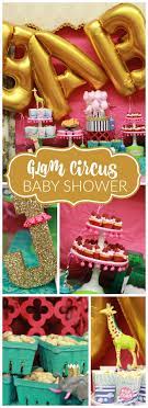 Circus Carnival Baby Shower Glamorous Circus Baby Shower Catch My Party Circus Baby Shower Boy Baby Shower Themes Mustache Baby Shower