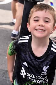 Thousands line the streets