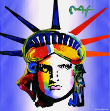 Peter Max's Patriotic Explorations: In time for July Fourth, pop artist  brings a crop of new