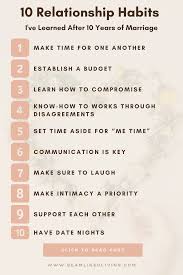 While the moment you met and all the moments that followed might add up to some great stories, let's stroll down me. 10 Healthy Relationship Characteristics Habits For Couples
