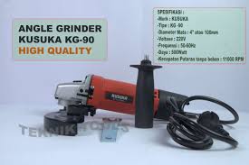 Mesin gerinda merupakan salah satu perkakas yang penting dalam dunia industri. Angle Grinder Kusuka Kg 90 Mesin Gerinda Tangan High Quality Terbaru Agustus 2021 Harga Murah Kualitas Terjamin Blibli