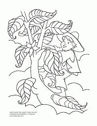 Jack and jill nursery rhyme coloring jack skellington coloring pages pix for jack and sally nightmare. Jack And The Beanstalk Coloring Page Coloring Home