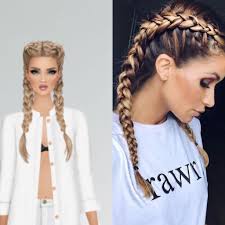 Lugo's hair is perfect for braids! Warkocz Hair Styles Dutch Braid Hairstyles Hair
