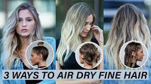 Sometimes, letting your hair air dry can lead to unwanted frizz. 3 Ways To Air Dry Hair Kenra Platinum Youtube