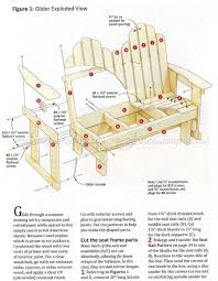 3181 Adirondack Glider Bench Plans Outdoor Furniture Plans Painting Wood Furniture Outdoor Furniture Plans Glider Chair