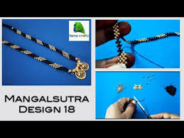 Here are some beautiful, gorgeous and delicate 22k pure golden mangalsutra designs that will definitely make you fall in love with. Mangalsutra Making At Home 18 Shankarpali Mangalsutra Design Youtube