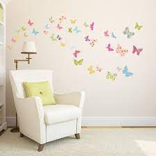 The Colorful Butterflies Wall Stickers Butterfly Bedroom Kids Room Wall Stickers Girl Room