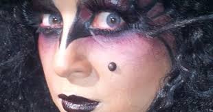 صورة مى عز الدين على شكل شيطانة Halloween Face Face Makeup Halloween Face Makeup