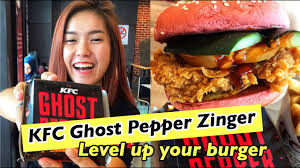 The ghost pepper sandwich is the latest addition to kfc's zinger lineup which includes popular releases such as the mac 'n cheese zinger and the zinger waffle burger, to mention a few. Kfc Newly Launched Ghost Pepper Zinger Youtube
