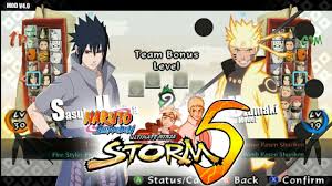 Saiu Novo Naruto Ultimate Ninja Storm 5 Para Ppsspp No Android E Ios Mod Naruto Impact 2017 Youtube
