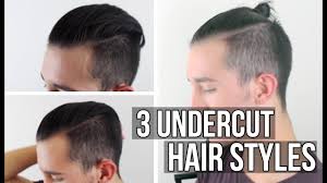 As you can see in the picture of a man bun undercut, the hair is buzzed very short as per the regular undercut haircut while. 3 Men S Hair Styles For Undercut Man Bun Youtube