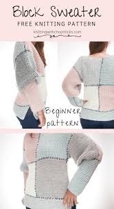 Looking for free knit patterns? How To Make A Jumper Out Of Knitted Squares Easy Knit Sweater Pattern