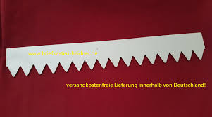 Soh103 Gezackte Entnahmesicherung Entnahmeschutz Fur 370mm Breite Briefkasten Nachrusten Edelstahl Www Briefkasten Heidner De
