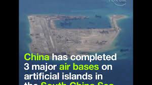 Before westerners came and called that region of pacific ocean to the south of china as south china sea, traditionally was called champa sea. China Has Completed 3 Major Air Bases On Artificial Islands In The South China Sea Youtube