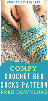 When it comes to finding sites that offer free knitting patterns, the internet is loaded of them. Comfy Crochet Bed Socks Pattern Free Download Crochet News In 2020 Sock Patterns Crochet Shoes Pattern Bed Socks