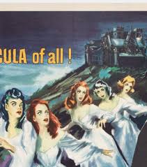 The Brides of Dracula 1960 UK Quad Film Poster Hammer Horror - Orson &  Welles