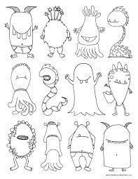 It is a great trick to keep the child busy along with enhancing their creativity and imagination. Monsters Coloring Page Dabbles Babbles